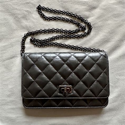 chanel chevron reissue so black